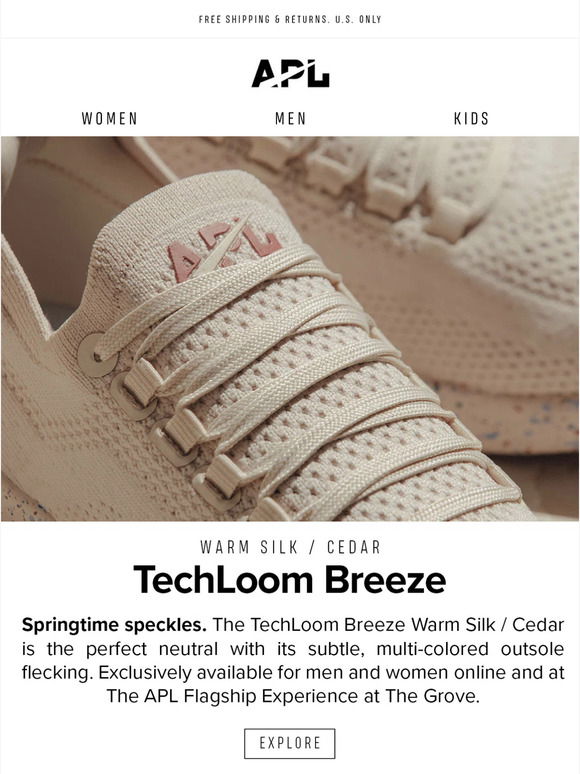 Men's TechLoom Breeze Vanilla / Blush / White