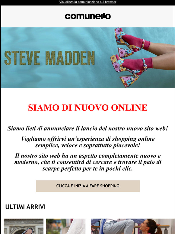 Nuovo look, nuova esperienza di shopping pensati per te