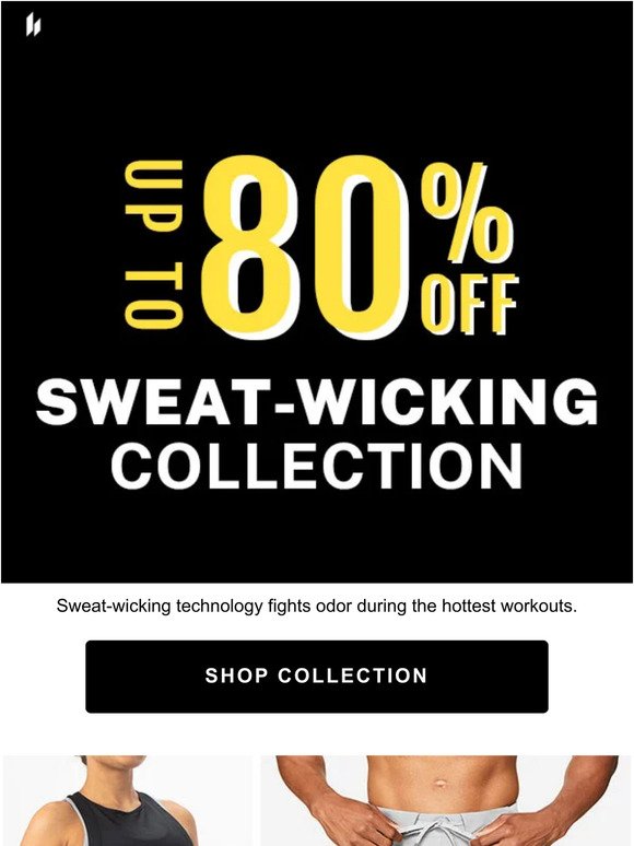 Sweat-Wicking Collection Is Now Up to 80% Off