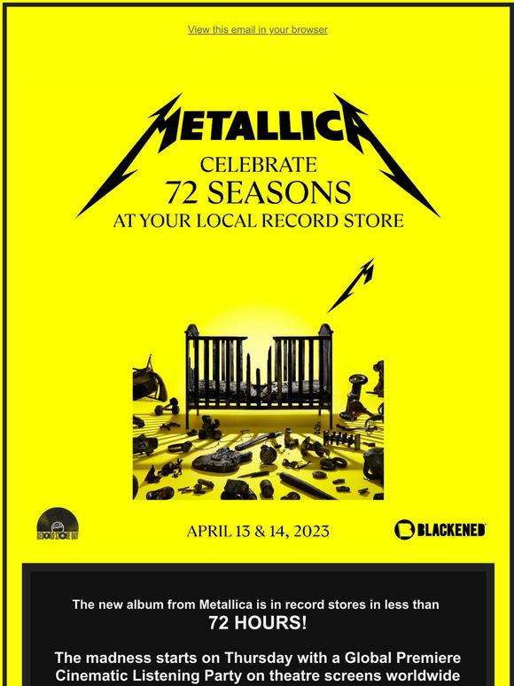 \m/ 72 SEASONS OF METALLICA \m/