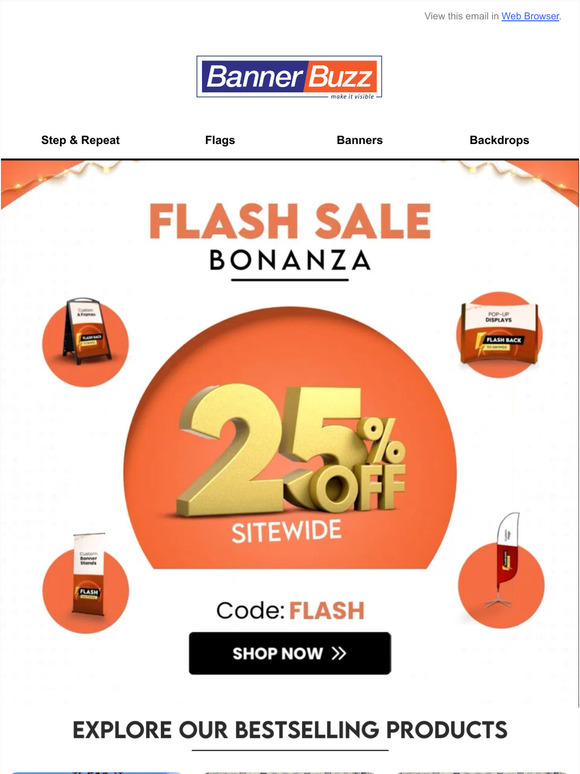⚡25% off Sitewide - 72HRS Flash Sale