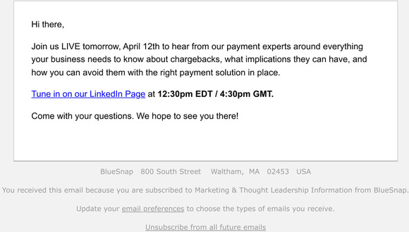 Join us LIVE! Chargebacks Explained: Everything your business needs to know about them and how to avoid them