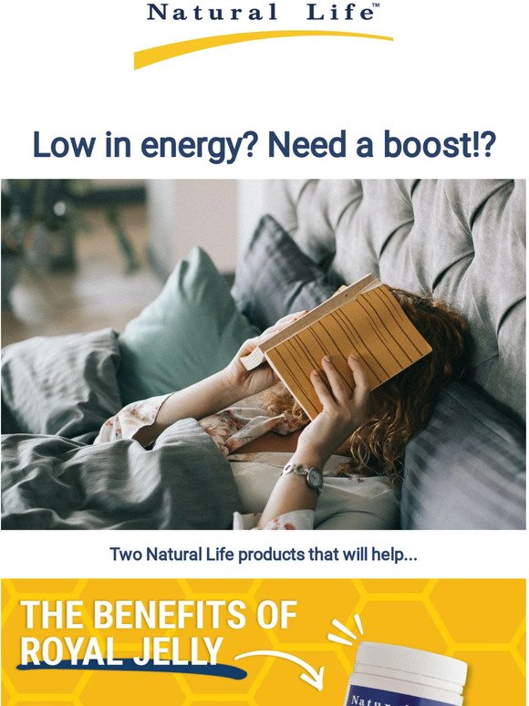 Are you low on energy?