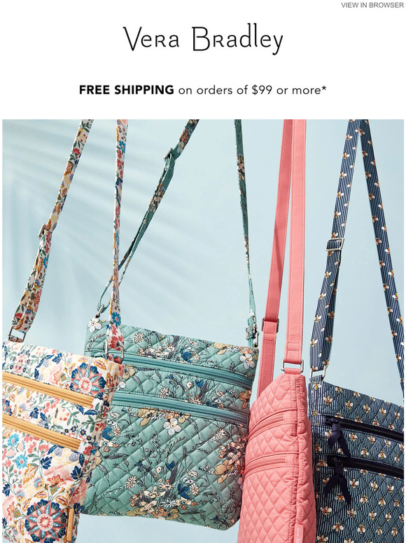 Vera Bradley Ends tonight an extra 40 off all Sale styles + a