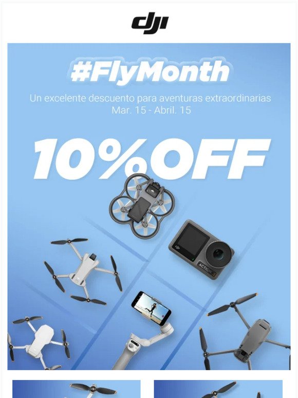Últimos días 10% OFF | #FlyMonth