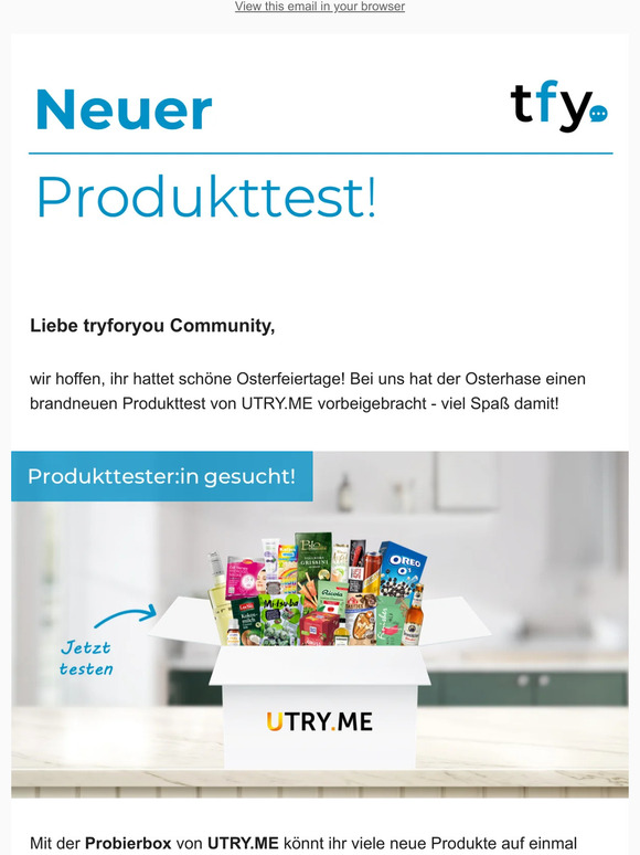 Die neuesten Produkttests nur für dich!