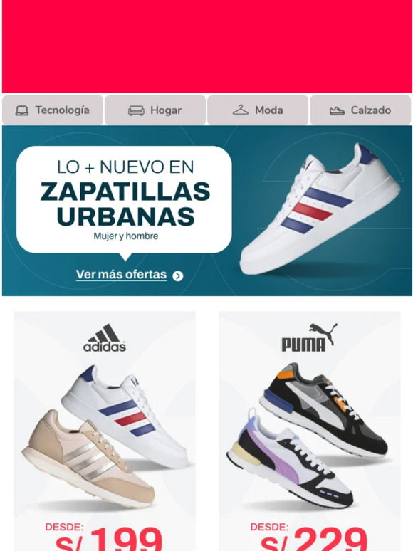 Zapatillas adidas hombre online oechsle