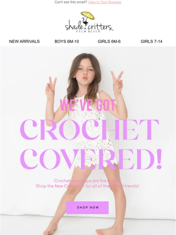 😀We've Got you Covered with Crochet Cover-Ups & Swim 😍