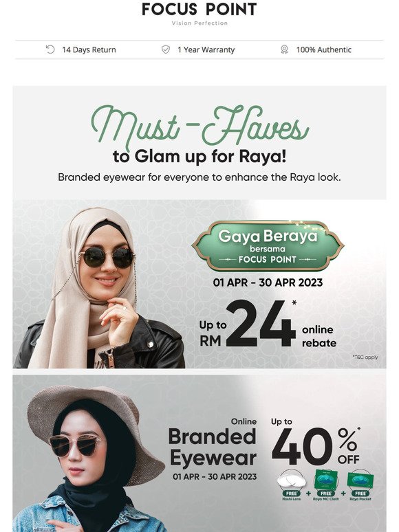 Must-Haves to Glam up for Raya! 💚👪