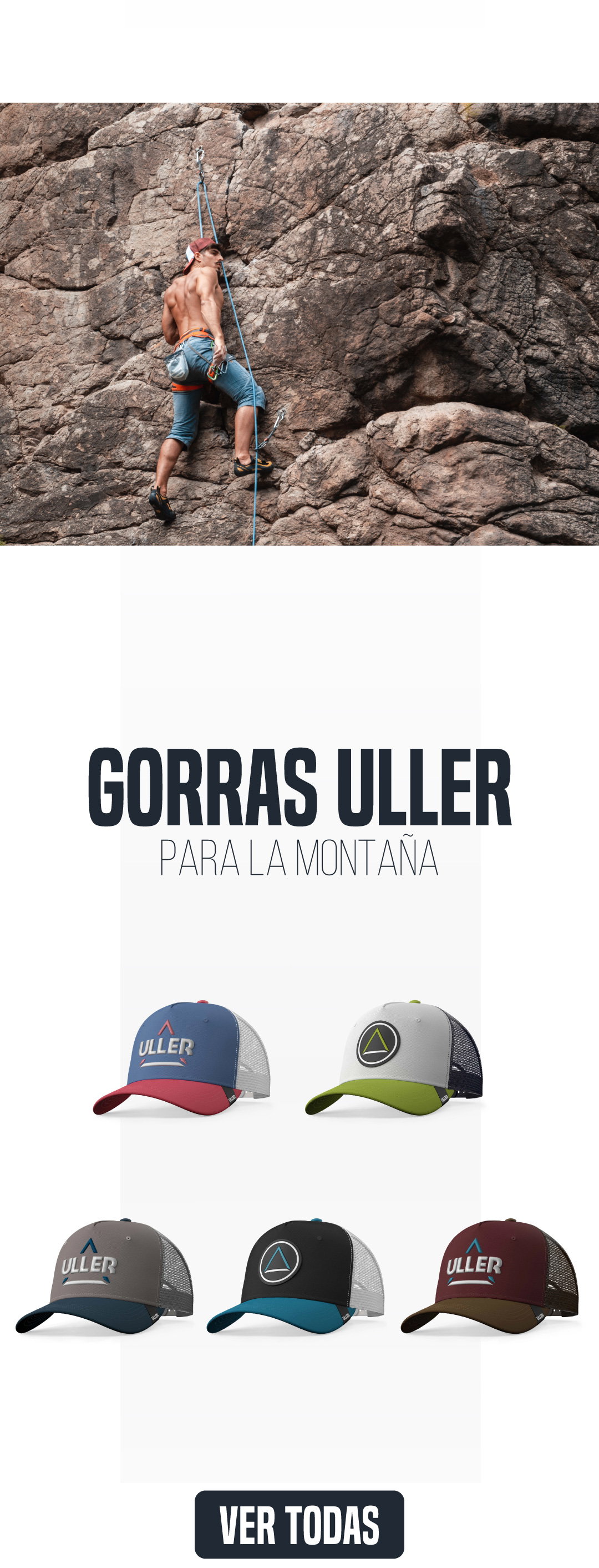 Gorras para deportistas y apasionados de la naturaleza
