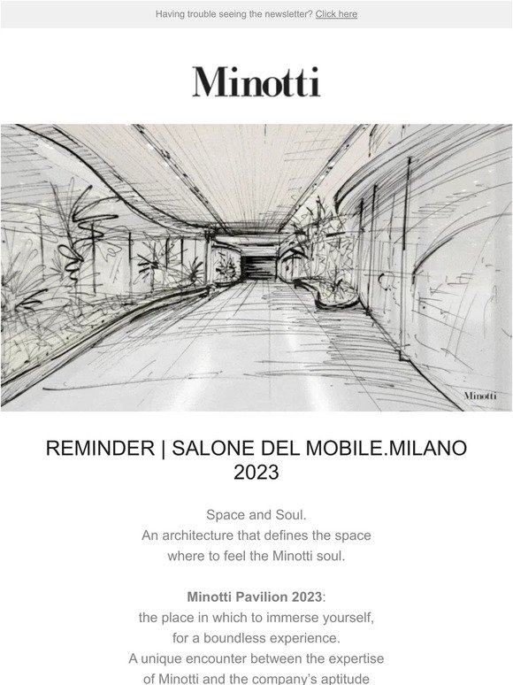 Minotti Pavilion @ Salone del Mobile.Milano 2022