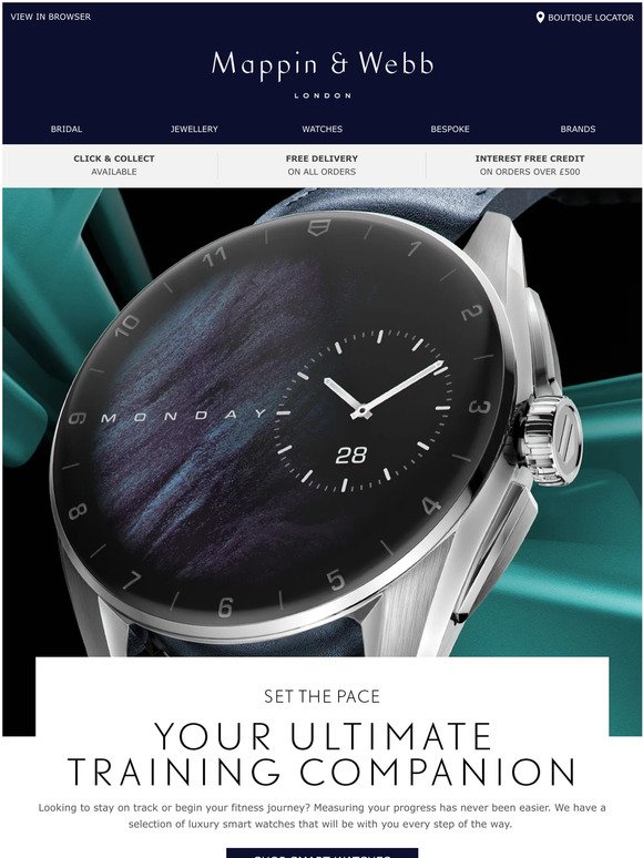 Set The Pace With Luxury Smart Watches