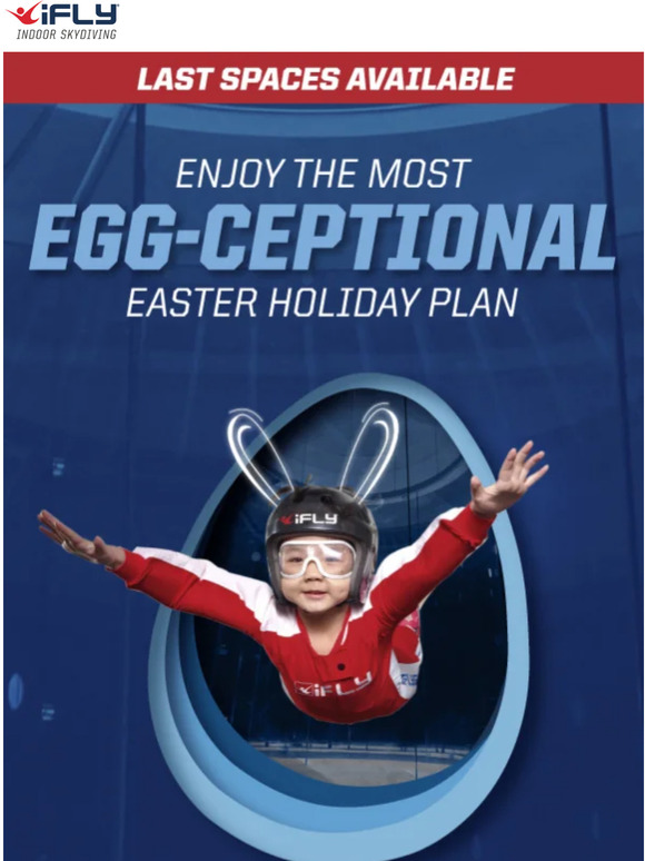 Last chance to book the most egg-ceptional Easter