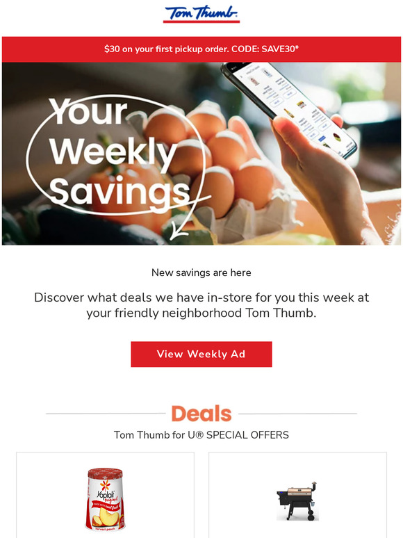 Your Weekly Savings