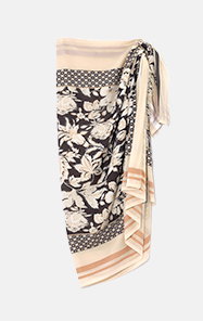 Delamere Patched Pareo - Black