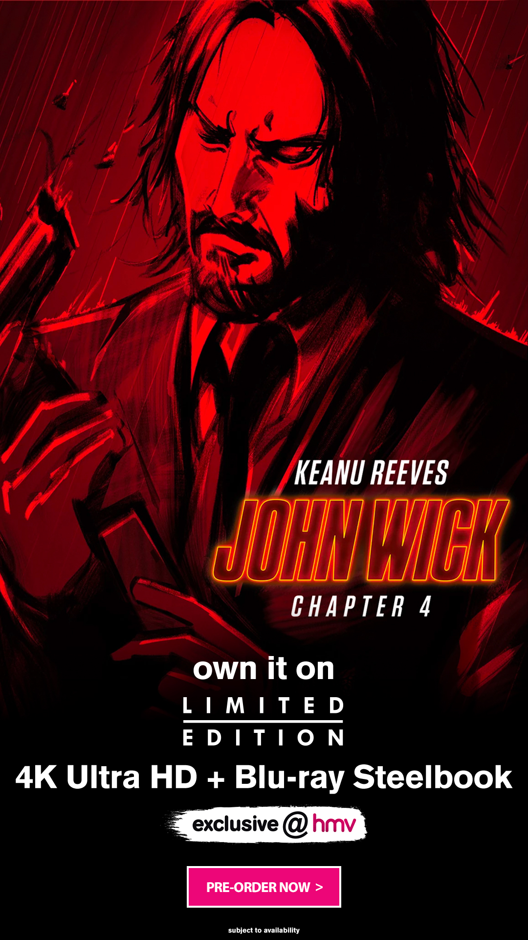 John Wick Chapter 4 2023 Artist Poster By Fan Home Decor Poster