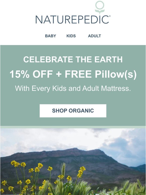 🌎 Mother-Nature-Approved Sleep...ON SALE!