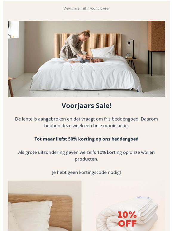 SALE 🌞 Nu tot 50% lentekorting!