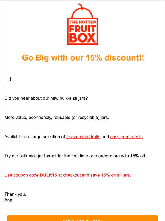 Unlock a Whopping 15% Discount – Unveil the Secret Inside 🤫