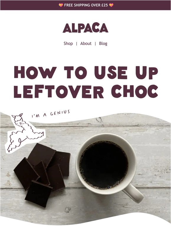My mocha recipe – use up your leftover choc 🍫