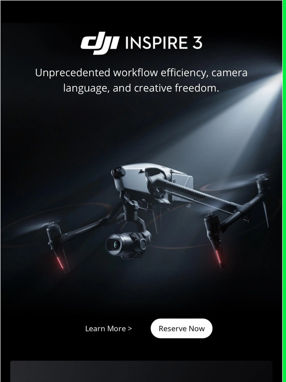 DJI Inspire 3 is Here