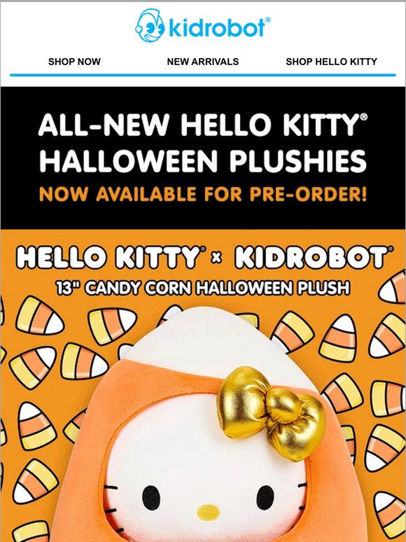Hello Kitty® 13 Halloween Plush - Candy Corn