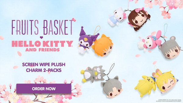 Hello Kitty: Fruits Basket 13 Medium Plush -TOHRU