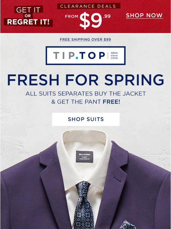 Tip Top Tailors Just In Suits In 20+ Colours 🎨 Milled