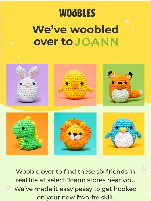 Okay now that we've done all the rainbow Woobles together, which is yo