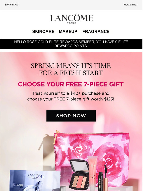 Lancôme US: 2 Days Left to Choose Your Free 7-Piece Gift! | Milled