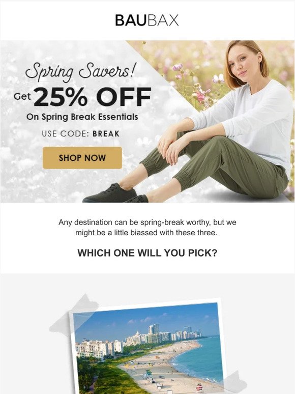 Spring Into Savings: Get 25% OFF