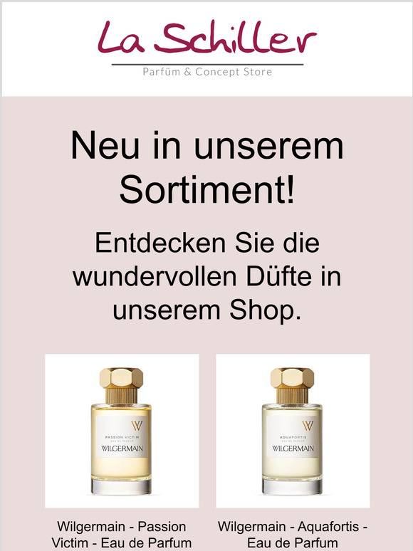 Duftneuheiten bei La Schiller!