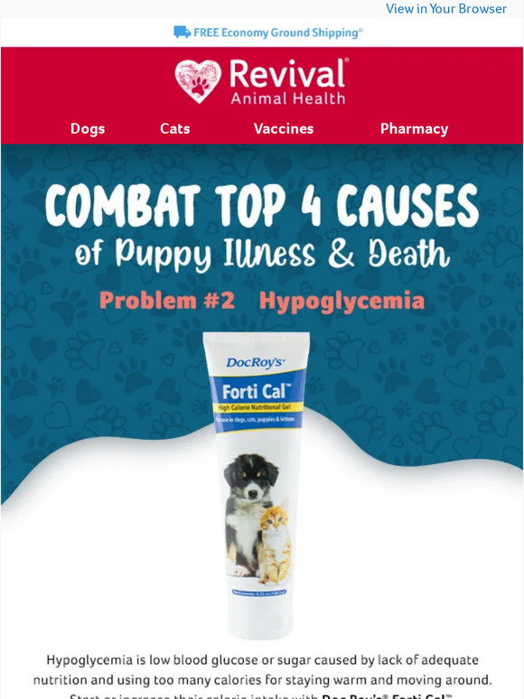 Revival Animal Health Are Your Pups Hypoglycemic? Milled