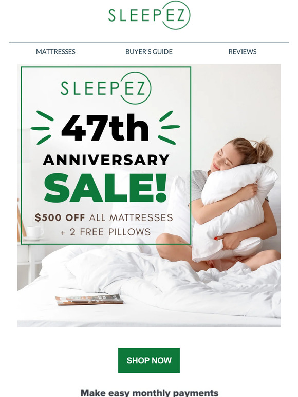 47th ANNIVERSARY SALE! Limited time savings!