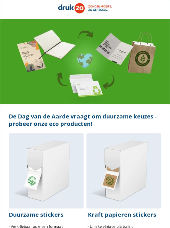 🌍 Bestel kwalitatief en duurzaam drukwerk