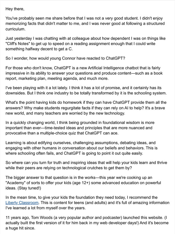 The Tuttle Twins: Will ChatGPT destroy your kids&rsquo; education? | Milled