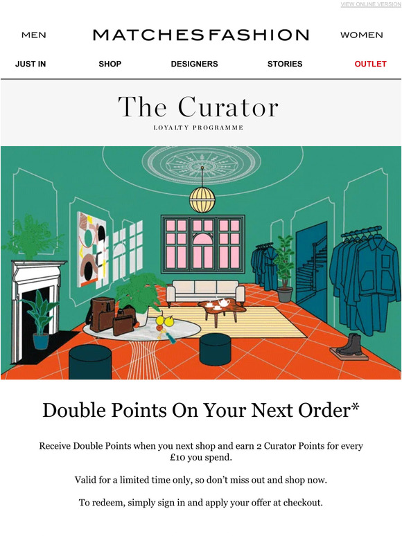 matchesfashion Enjoy Double Points on your next order Milled