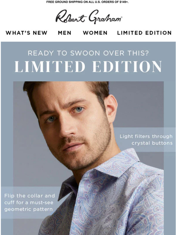 Robert Graham Swirl & Swoon over this Limited Edition Milled