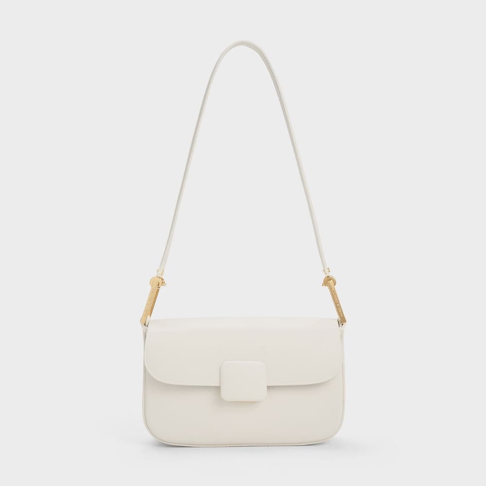 Koa Square Push-Lock Shoulder Bag​