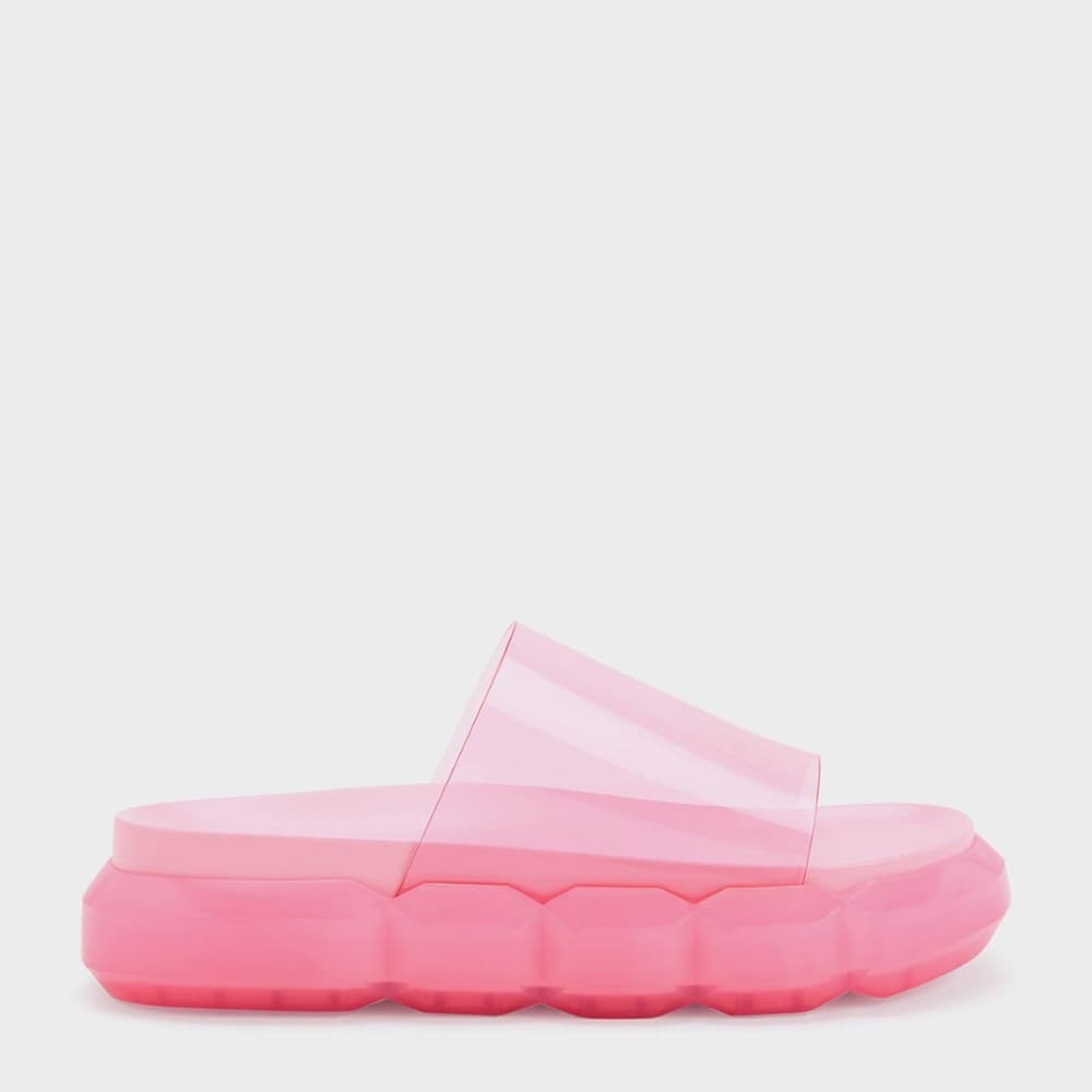 Fia See-Through Slide Sandals​