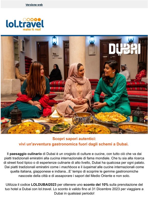 Assaggia la migliore gastronomia emiratina a Dubai
