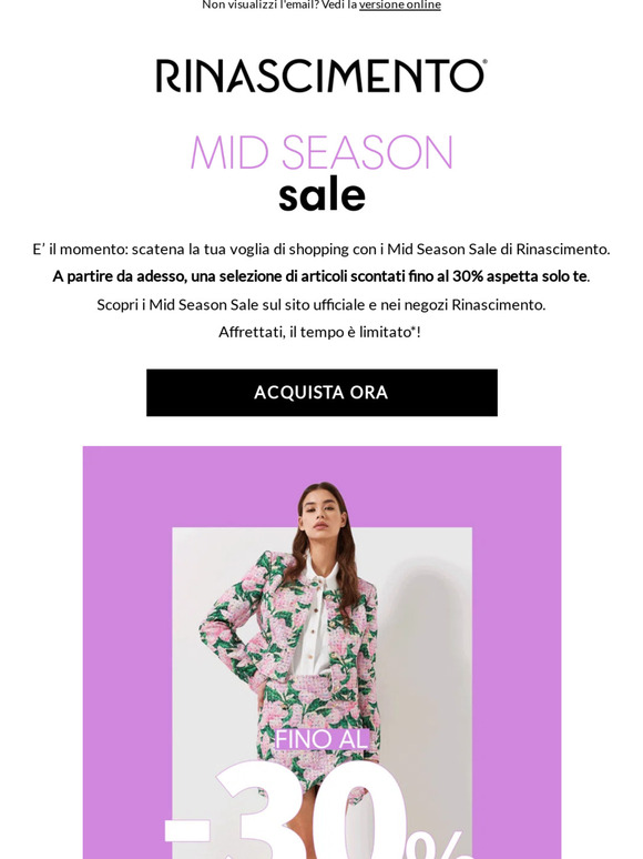 Mid Season Sale fino al 30%