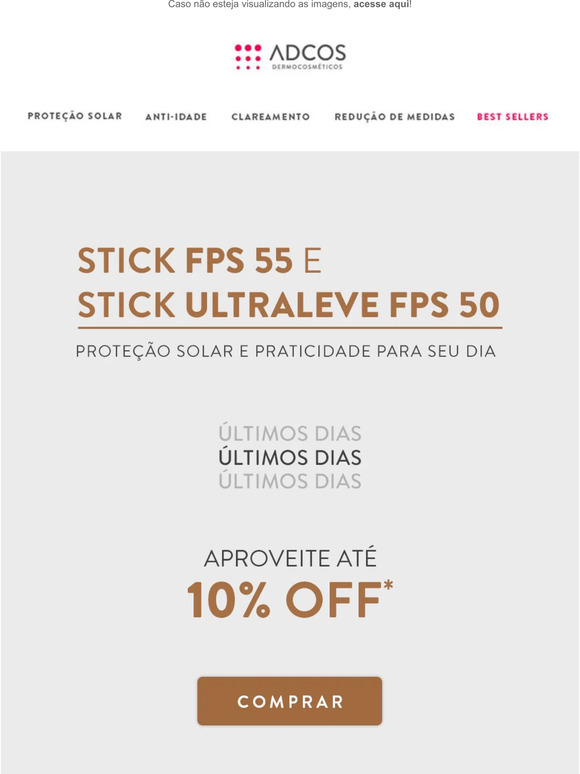 ⏰ Últimos Dias: 10% OFF no Stick FPS 50 e 55