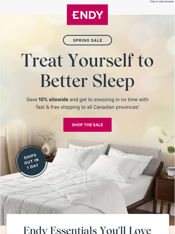 Endy How to create the perfect sleep setup Milled