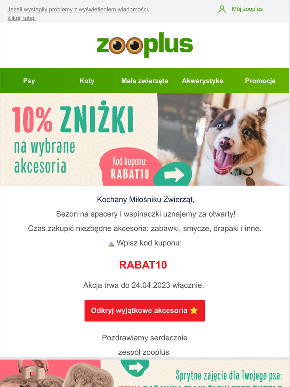 zooplus.co.uk 10 na wiosenne akcesoria dla psa i kota! 🙀🐶 Milled
