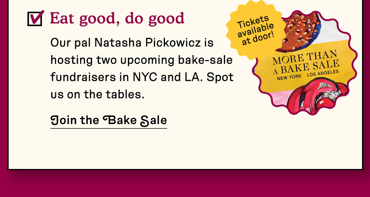 Join the Bake Sale