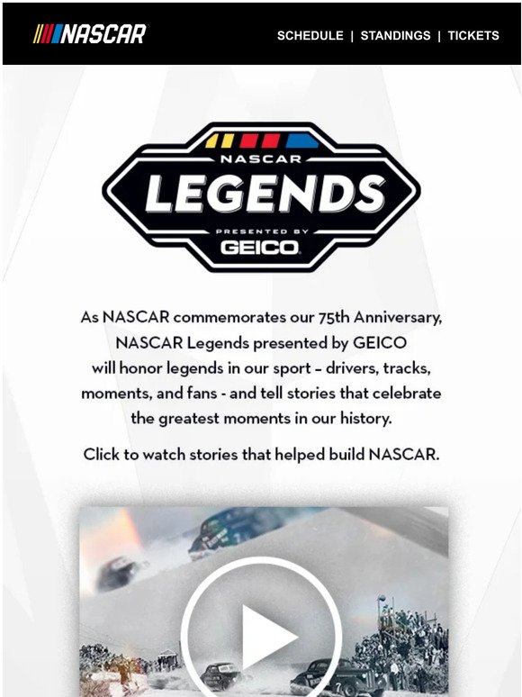 NASCAR Legends Presented by GEICO launches