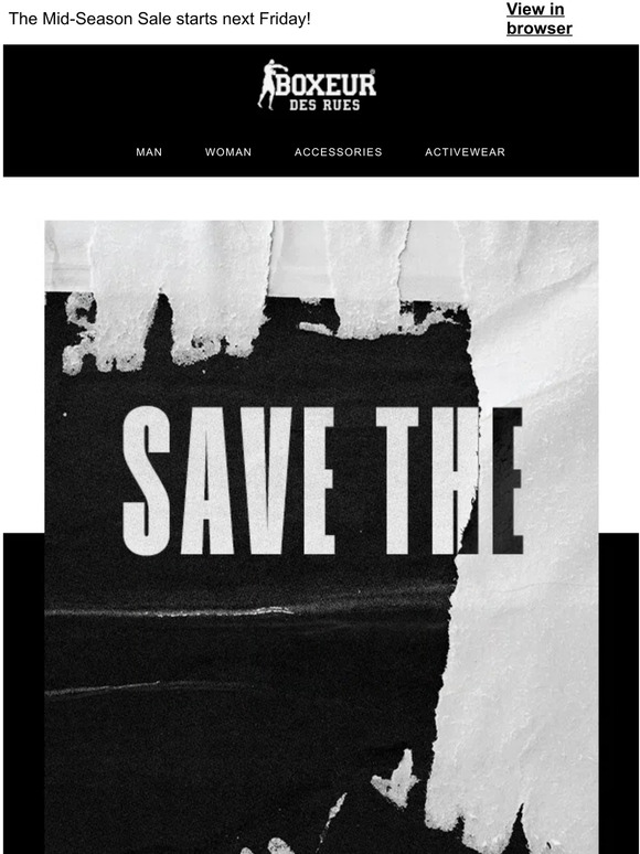 SAVE THE DATE! It's nearly here...