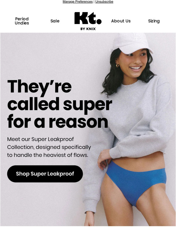 Kt by Knix Do period undies work for heavy flows? Milled