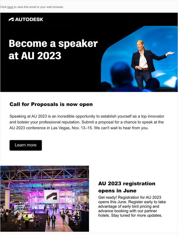 Autodesk It's here—Call for Proposals is now open Milled